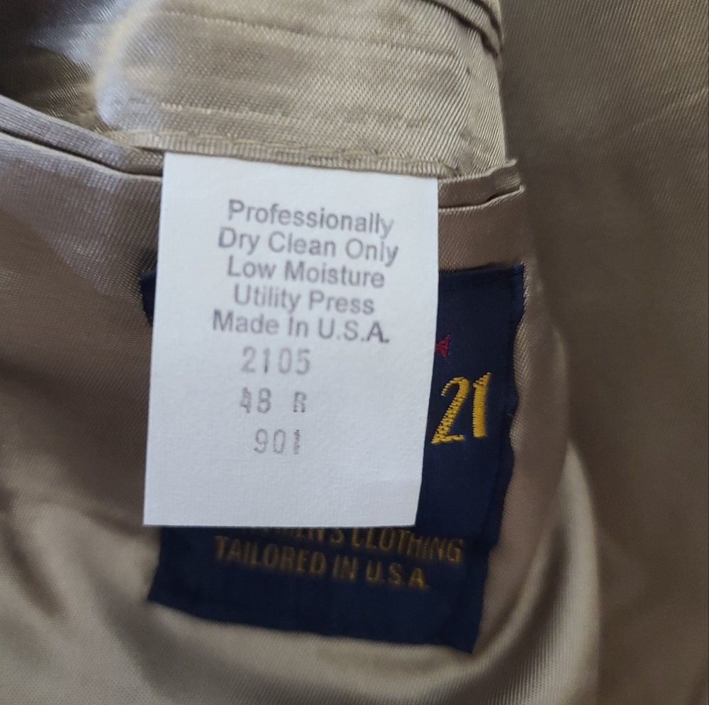 Studio21 3 Button Men's Blazer - Picture 6 of 7